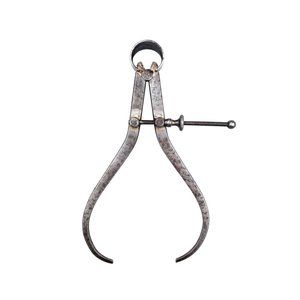 Vintage Starrett Outside Spring Caliper 6 inch Machinist Tool Measure Flat Leg